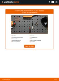 Kuidas välja vahetamist läbi viia: DS DS 3 1.6 BlueHDi 100 (SABHY0, SABHYT) Õlifilter