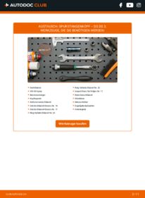 Wie der Ersatz vollführt wird: Spurstangenkopf 1.6 BlueHDi 100 (SABHY0, SABHYT) DS DS 3