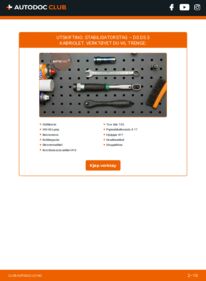 Slik bytter du Stabilisatorstag 1.2 VTi 82 DS3 Cabrio