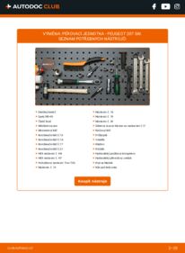 Jak provést výměnu: Tlumic perovani 207 SW 1.6 HDi