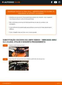 Como realizar a substituição de Escovas do Limpa Vidros CLC 220 CDI 2.2 (203.708) Mercedes CLC CL203
