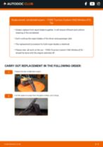 DIY manual on replacing FORD Tourneo Custom Wiper Blades