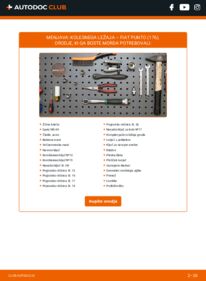 Kako izvesti menjavo: Kolesni lezaj Punto I Hatchback (176) 1.1 55