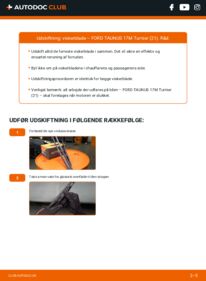 Hvordan man udfører udskiftning af: Viskerblade på 1.7 Ford Taunus P3 Turnier