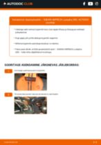 Samm-sammuline PDF-juhend SUBARU IMPREZA Saloon (GR) Pesurikumm asendamise kohta