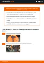 La guía profesional para realizar la sustitución de Escobillas de Limpiaparabrisas en tu SUBARU IMPREZA Saloon (GR) 2.0 i AWD (GE7)