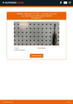 Podrobný PDF tutorial k výmene VW CADDY I (14) Vzduchový filter