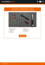 Trin-for-trin PDF-tutorial om skift af AUDI A4 Avant (8D5, B5) Luftmængdemåler