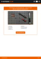 Stap-voor-stap PDF-handleidingen over het veranderen van AUDI A4 Avant (8ED, B7) Luchtmassameter