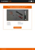SEAT Kentekenlamp LED en halogeen veranderen doe het zelf - online handleiding pdf