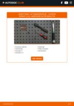 Trin-for-trin PDF-tutorial om skift af VW BORA Estate (1J6) Luftmængdemåler