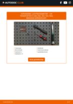 Stap-voor-stap PDF-handleidingen over het veranderen van VW TRANSPORTER IV Box (70XA) Luchtmassameter