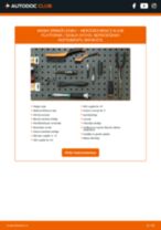 Tiešsaistes rokasgrāmata, kā pašam mainīt Bremžu diski uz MERCEDES-BENZ E-Klasse Pritsche / Fahrgestell (VF210)