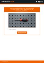 MERCEDES-BENZ E-CLASS Estate (S124) Innenraumfilter: Schrittweises Handbuch im PDF-Format zum Wechsel