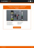 Wie Dieselfilter MERCEDES-BENZ 190 auswechseln und einstellen: PDF-Anleitung