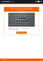 Смяна на Многоклинов(пистов) ремък на MERCEDES-BENZ E-CLASS Estate (S124): ръководство pdf