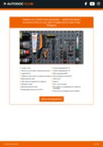 Онлайн ръководство за смяна на Комплект спирачни дискове в MERCEDES-BENZ E-CLASS Coupe (C124)