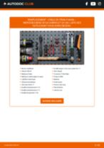 Comment changer Câble de frein de stationnement MERCEDES-BENZ Série 111 - Manuel pdf