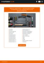 Vodič PDF po korakih za menjavo MERCEDES-BENZ E-CLASS Convertible (A124) Blazilnik