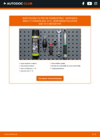 Cómo cambiar Filtro de Combustible Mercedes T1 601