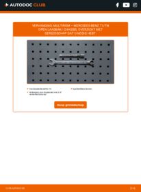 Vervangen: Multiriem 410 D 2.9 (611.417, 611.418) MERCEDES-BENZ T1/TN Platform/Chassis
