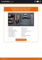 Instruções gratuitas online sobre como substituir Barra axial da caixa de direção MERCEDES-BENZ E-CLASS Coupe (C124)