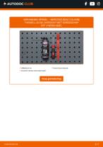 Stap-voor-stap PDF-handleidingen over het veranderen van MERCEDES-BENZ E-CLASS Estate (S124) Buitenspiegel