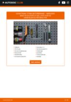 Hvordan skifter man og justere Krængningsstabilisator bøsning MERCEDES-BENZ Baureihe 123: pdf manual