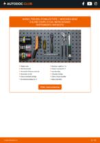 Tiešsaistes rokasgrāmata, kā mainīties Galvenais bremžu cilindrs uz MERCEDES-BENZ EQB
