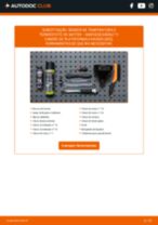 Manual online sobre a substituição de Termóstato líquido de refrigeração em MERCEDES-BENZ T1 Platform/Chassis (602)