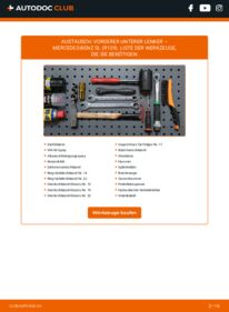 Wie der Ersatz vollführt wird: Querlenker 500 SL 5.0 (129.066) R129