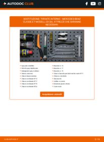 Sostituzione di Snodo assiale Mercedes S124 E 250 2.5 Turbo Diesel (124.186)