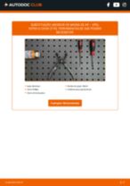 Como substituir Medidor de fluxo de ar OPEL ASTRA G Box (F70) - manual online