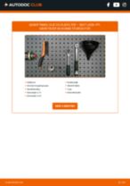 Trin-for-trin PDF-tutorial om skift af MAZDA 818 Kombi Kompressor, trykluftanlæg