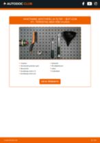 Samm-sammuline PDF-juhend Skoda Roomster 5j Veovõll asendamise kohta