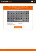 Podrobný PDF tutorial k výmene SEAT LEON (1P1) Klinový rebrovaný remen