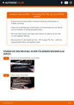 Schritt-für-Schritt-PDF-Tutorial - VW TOUAREG Innenraumfilter gegen Feinstaub und mit Aktivkohle wechseln