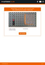 Trin-for-trin PDF-tutorial om skift af SEAT ALTEA XL (5P5, 5P8) Luftfilter