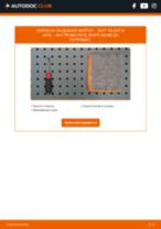 Стъпка по стъпка PDF урок за промяна Въздушен филтър на SEAT TOLEDO III (5P2)
