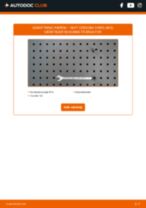 Trin-for-trin PDF-tutorial om skift af SEAT CORDOBA Vario (6K5) Kileribberem