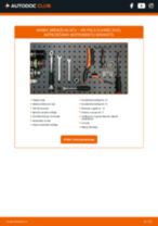 Tiešsaistes rokasgrāmata, kā pašam mainīt Bremžu uzliku kompl., disku bremzes uz VW POLO CLASSIC (6KV2)