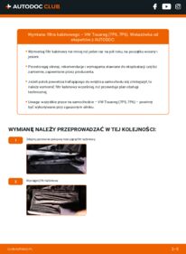 Jak wymienić Filtr powietrza kabinowy Touareg II (7P5, 7P6) 3.0 V6 TDI
