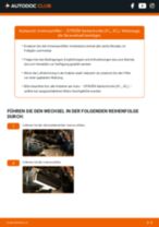 CITROËN XANTIA Break (X1) Innenraumfilter: Schrittweises Handbuch im PDF-Format zum Wechsel
