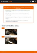 Salona filtrs maiņa CITROËN XSARA Box Body / Hatchback: ceļvedis pdf