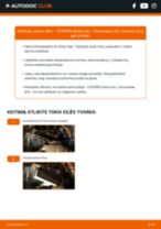 Kaip pakeisti Salono oro filtras CITROËN Xantia Kasten / Kombi (X2) - instrukcijos internetinės