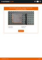 Step by step PDF-tutorial on Air Filter PEUGEOT 306 (7B, N3, N5) replacement