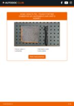 Salona filtrs: profesionāla rokasgrāmata tā nomaiņai tavam Peugeot Partner Combispace 5F 1.6 HDi 75
