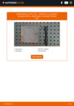 Hvordan skifter man Luftfilter CITROËN C15 Pritsche / Fahrgestell (VDPD) - manual online