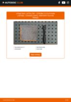 Hvordan bytte Luftfilter CITROËN C15 Pritsche / Fahrgestell (VDPD) - guide online