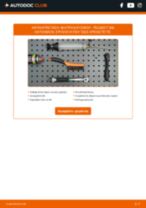 DIY εγχειρίδιο για την αντικατάσταση Φίλτρο καυσίμων στο PEUGEOT 306